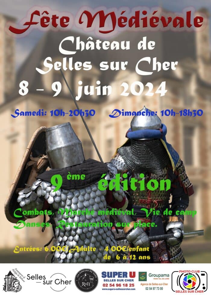 Pour Flyers Chateau De Selles Sur Cher