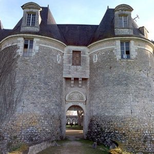 Château de Selles sur Cher, vue ouest du château médiéval.